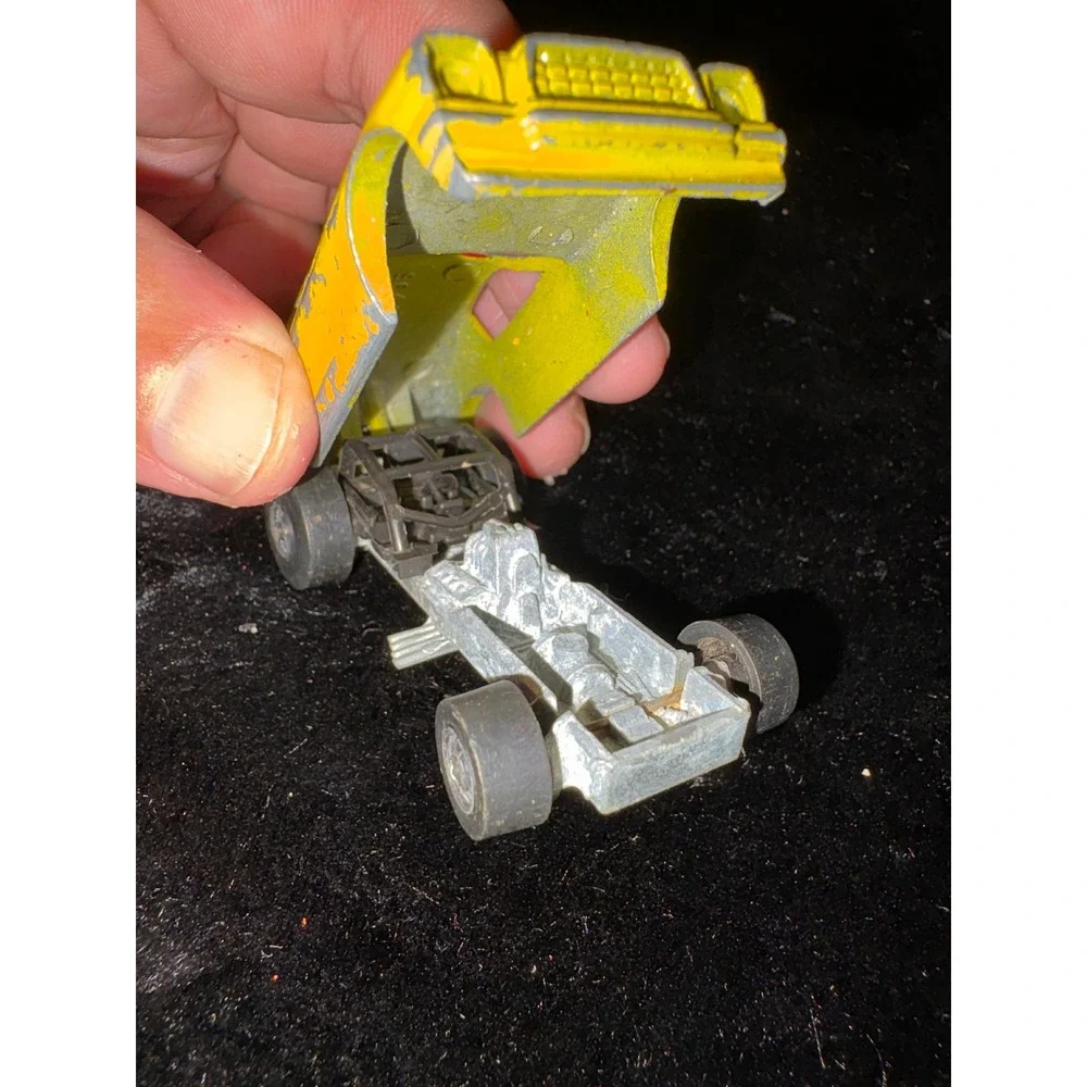 Vintage 1969 Hot‎ Wheels Show Hoss II Funny Car Yellow Mustang Diecast Mattel